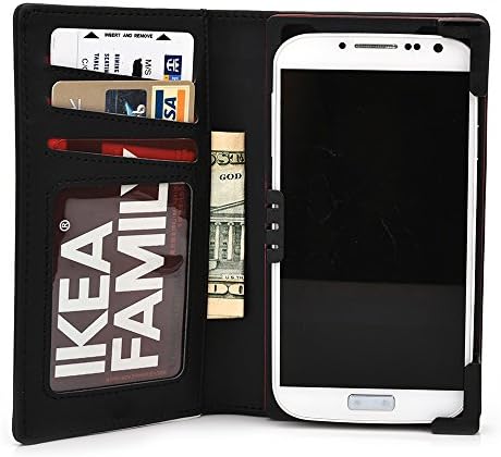 Cooper Cases(TM) PIX Gionee Ctrl V4/V5, Elife E3/E5, Pioneer P4 Smartphone Wallet Case in Black (Compatibility w/ iOS/Android/Windows; Scratch/Water-resistant Cover; Rear-camera Access)