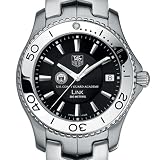 US Coast Guard Academy TAG Heuer Watch - Men's Link with Black Dial at M.LaHart