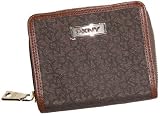 Women's DKNY Signature Logo Wallet T&C Classics Brown Mix/Dark Brown