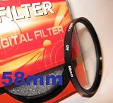 Maxim - 58mm UV LENS Filter Protector for Canon 18-55mm, 450D 500D 550D 1000D, XS, T1i, XTi, XSi, XT, or any lens with a 58MM front thread, i.e. Canon, Nikon, Sigma, Tokina, Tamron, Leica, Sony etc.. By Maxim Foto Supplies.
