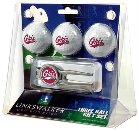 Montana Grizzlies Ncaa Kool Tool 3 Golf Ball Gift Packs