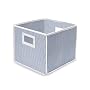 Badger Basket Company Folding Basket and Storage Cube in Blue