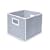 Badger Basket Company Folding Basket and Storage Cube in Blue