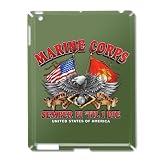 iPad 2 Case Green of Marine Corps Semper Fi Til I Die
