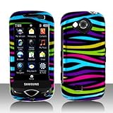 Multi Color Zebra Pattern Snap on Hard Skin Cover Case for Samsung Reality  ....