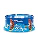Verbatim 95460 700 MB 52x LightScribe Color Recordable Discs CD-R, 25-Disc Spindle
