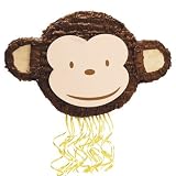 Mod Monkey 21" Pull-String Pinata Party Supplies