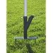 The Original Umbrella Stand - Use Anywhere, Sand or Grass, Easy to Use, Color is Navy Blue with Thumbscrews