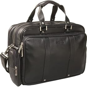 Kenneth Cole Reaction Business and Luggage 6-1 2 - 8-1 2 Expandable Double Gusset Full Grain...
