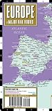 Streetwise Europe Rail Map - Laminated Railroad Map of Europe