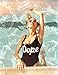 Women's Letter Print Backless One Piece Monokini Bikini (XXXL, Black)