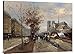 Global Gallery GCS-132417-3040-142 "Hovely Parisian Outdoor Market" Gallery Wrap Giclee on Canvas Print Wall Art
