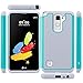 LG Stylo 2 Case, LK [Shock Absorption] Drop Protection Hybrid Dual Layer Armor Defender Protective Case Cover for LG Stylo 2 (Mint)