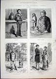 ZOOLOGICAL GARDEN ZOO BIRDS DOG SHEEP MONKEY 1881