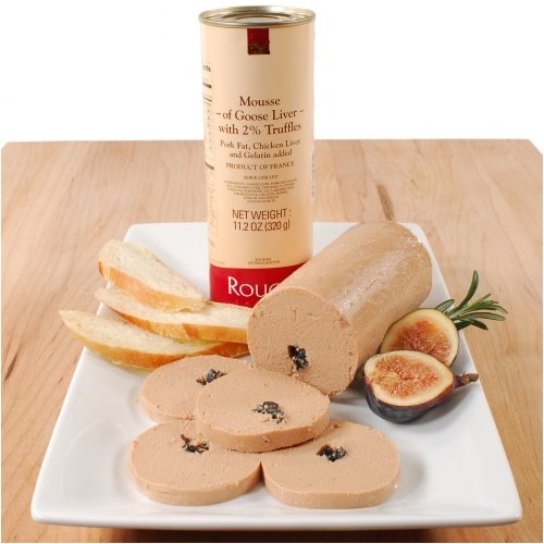 Mousse of Goose Foie Gras Fully Cooked with 2% Truffles by Rougie by Gourmet Food Store