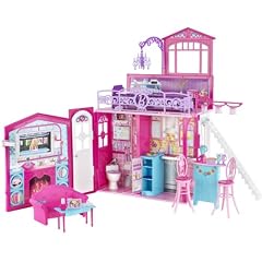 Mattel R4186-0 - Barbie Glam Haus, zusammenklappbar, mit Zubeh�r