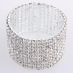 33mm Gl�nzendes Armband Armkette Armreif Strass Schmuck