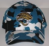 Jacksonville Jaguars NFL Reebok Camo Fitted OSFA Hat
