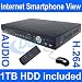 CCTV Surveillance Video System 1000GB HDD 4 Channel H.264 DVR with 4 Color Sony CCD IR Day/Night External Cameras and 4x 60ft Siamese Cables and Power Adapter Unit included! Internet Access and Smartphone & 3G Mobile Phone Live View! Cameras Complete Package! PLug-n-Play Security System image 2