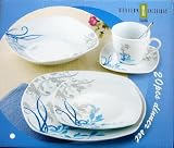 Porcelain 20 Piece Dinner Set Blue