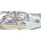 Silver-plated Antique Three Piece Dresser Set