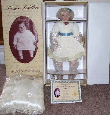 Childrens Toyshop  Toys : Sophie Tender Toddler Porcelain Doll By Gay Talbott Boassy