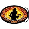 Tribal Design Firefighter Belt Buckle