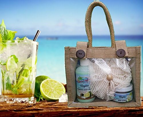 Island Essentials 3-Piece Gift Set -Mojito scented with fresh squeezed, Florida key limes and fresh mint!
