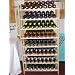 120 Bottle Rustic Wood Wine Rack