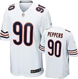Julius Peppers Jersey: Away White Game Replica #90 Nike Chicago Bears Jersey