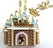 Disney Couture 14K Gold Plated Magic Castle Necklace - As Seen On Nicole Riche * We Do NOT Ship To Australia And Japan *
