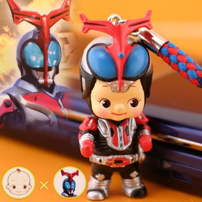 キュージョン根付ストラップ(仮面ライダーカブト◆ハイパーフォーム)