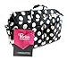Periea Handbag Organizer Black With White Polka Dots - Natasha