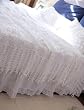 Vintage Style 3D Hand crochet Cotton 3ps Bedspread Set