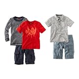 Tea Collection Baby-boys Infant Singa Stripe 5 Piece Set