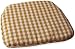 Mustard Check Chair Pad