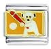 Pug Baseball Animal Sports Italian Charms Bracelet Link