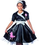 Kids 50s Sock Hop Poodle Skirt Outfit Costume Girls * S Girls Small (sz 4-6)