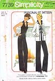 Simplicity 7739 Sewing Pattern Misses Jacket Jumpsuit Size 8 - 10 - Bust 31 1/2 - 32 1/2