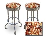 IMAGE OF 2 Horse Themed Specialty / Custom Barstools Set