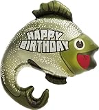 Birthday Bass Helium Foil Balloon - 32 inch