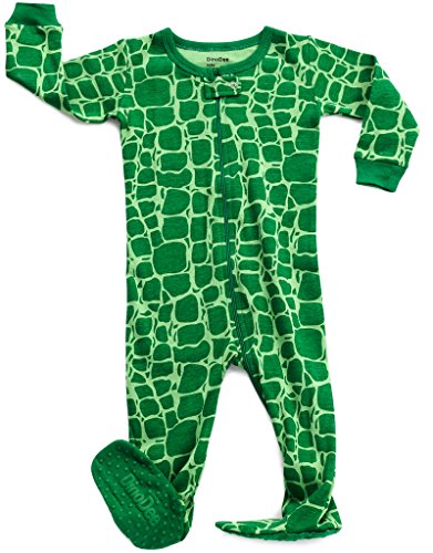 DinoDee Baby Boys Croc Footed Sleeper Pajama 100% Cotton (6M-5Years)