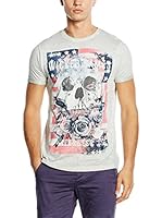 American People Camiseta Manga Corta Talux (Gris Perla)