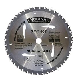 Original 00009 7-1 4-Inch 40 Tooth C3 Carbide Tooth Circular Saw Blade by Original