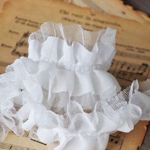 cet domain sz12 hb11051001 8cm wide beige soft gauze chiffon lace fungus materia cheap price