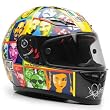 AGV GP-TECH VALENTINO ROSSI FACES MOTORCYCLE FULL-FACE STREET/RACE HELMET LARGE