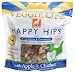 Dogswell Veggie Life Happy Hips Apple & Chicken Treats for Adult Dogs, 15-Ounce Pouches (Pack of 3)