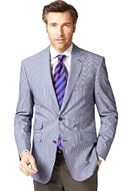Sartorial Luxury Cotton Rich 2 Button Striped Jacket