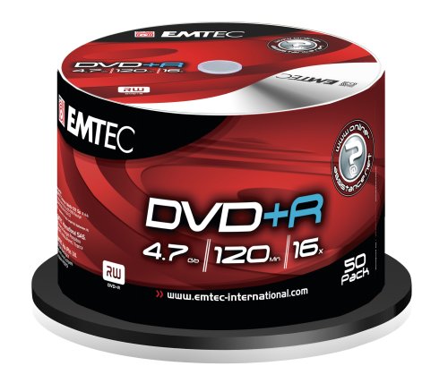 Emtec DVD+R 4.7GB 16X CB (50)