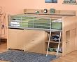Tween Loft Bed in Natural By Simplicity for Children